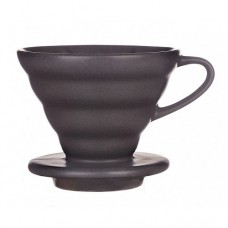  Пуровер керамический чёрный Angel's Co. для заваривания кофе
