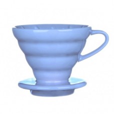 Пуровер керамический голубой Angel's Co. для заваривания кофе